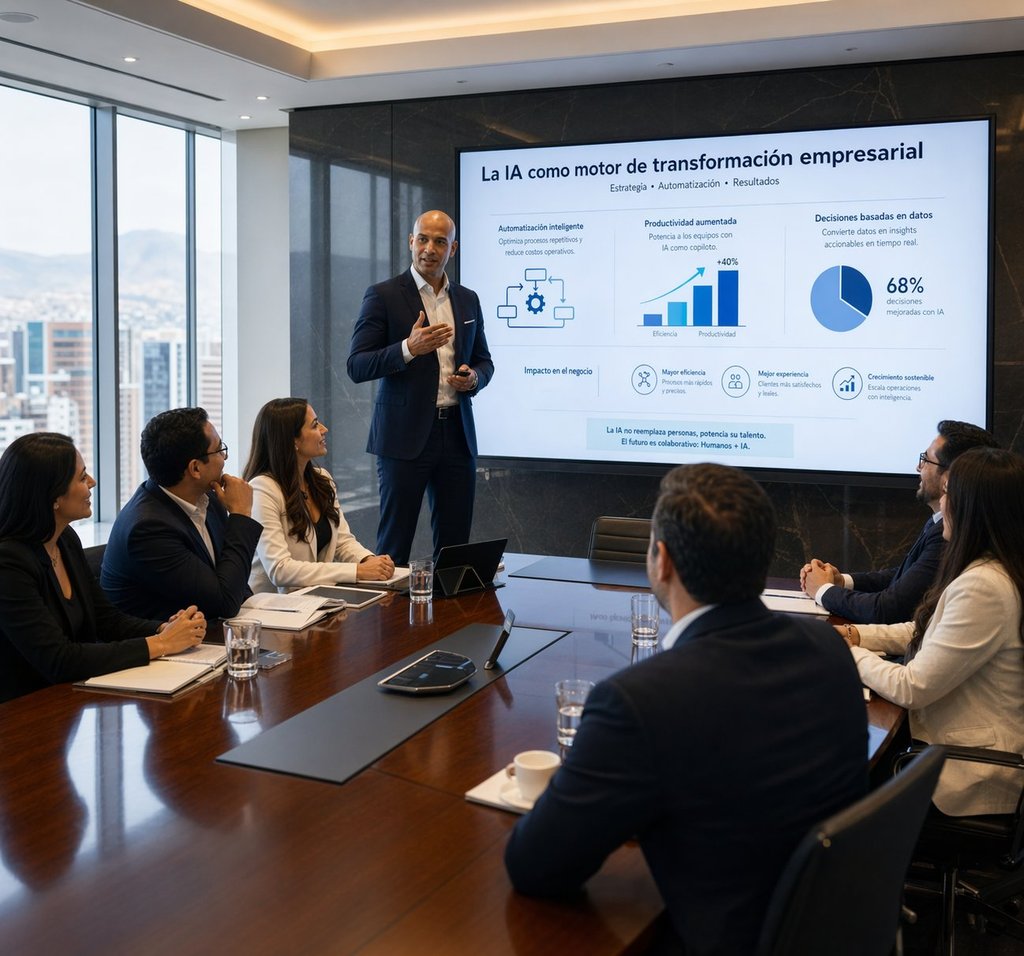 Sesión de consultoría RonB Studio — tecnología e IA aplicada a negocios